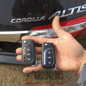 Lam chìa khóa gập cho Corolla Altis đẹp bền giá rẻ