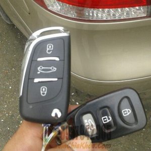 Chìa khóa Hyundai Sonata mẫu chìa gập bền đẹp bảo hành 18 tháng